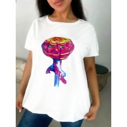 Tricou dama bumbac Lollipop 1568