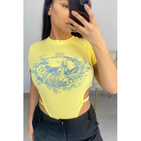 Body dama cu imprimeu 9656