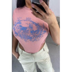 Body dama cu imprimeu 9656