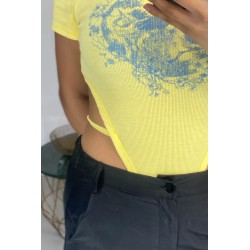 Body dama cu imprimeu 9656