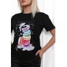Tricou dama bumbac Macarons 1550