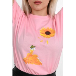 Tricou dama bumbac Crizantema 1547