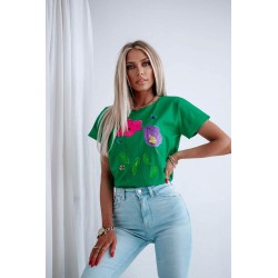 Tricou dama cu imprimeu floral 1530