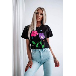 Tricou dama cu imprimeu floral 1530