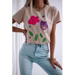 Tricou dama cu imprimeu floral 1530