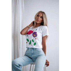 Tricou dama cu imprimeu floral 1530