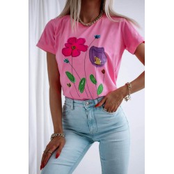Tricou dama cu imprimeu floral 1530
