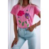 Tricou dama cu imprimeu floral 1530