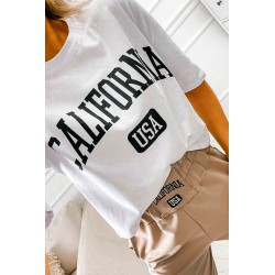 Trening dama bumbac California cu scris negru 3755-23