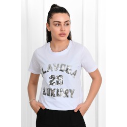 Tricou dama cu paiete OlaVoga 1512