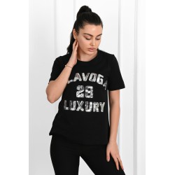 Tricou dama cu paiete OlaVoga 1512