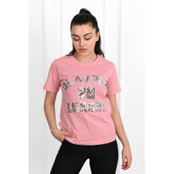 Tricou dama cu paiete OlaVoga 1512