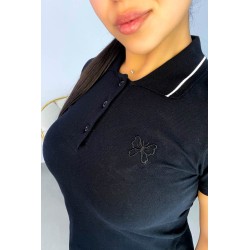 Tricou dama polo Fluture 1466