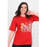 Tricou dama marimi mari Floral Frame 1571-23
