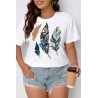 Tricou dama marimi mari Feathers 1570