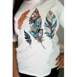 Tricou dama marimi mari Feathers 1570