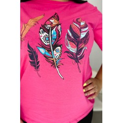 Tricou dama marimi mari Feathers 1570