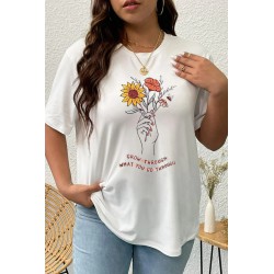 Tricou dama marimi mari Grow 1574