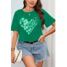 Tricou dama marimi mari Floral Heart 1575-23
