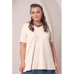 Tricou dama marimi mari despicat 1296-23