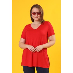 Tricou dama marimi mari despicat 1296-23