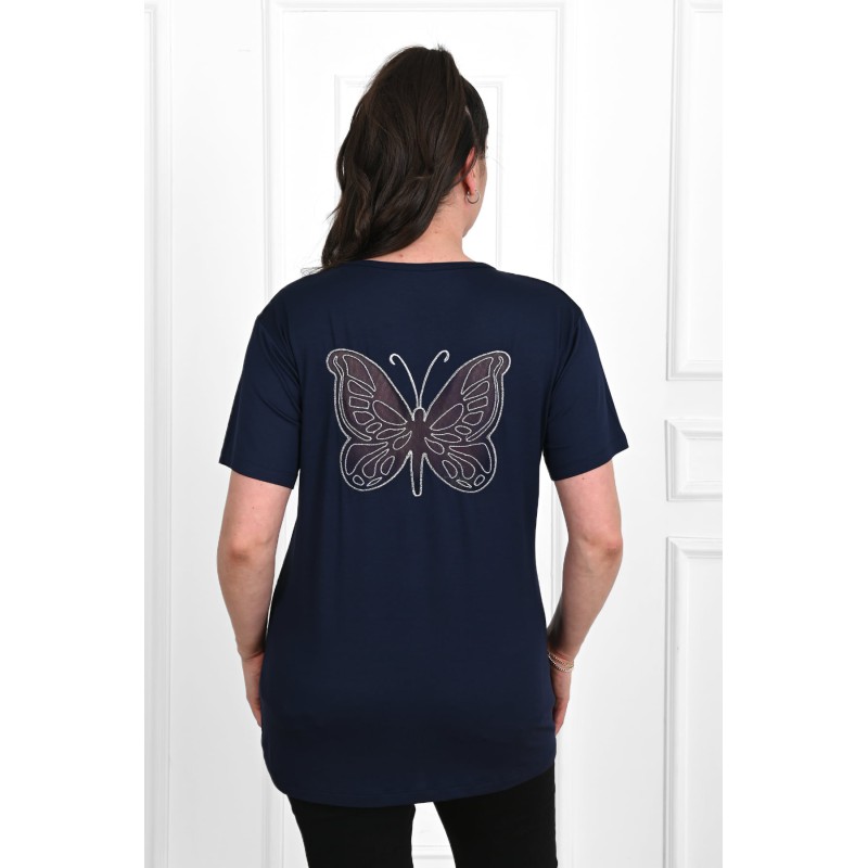 Tricou dama marimi mari Fluturi 1462