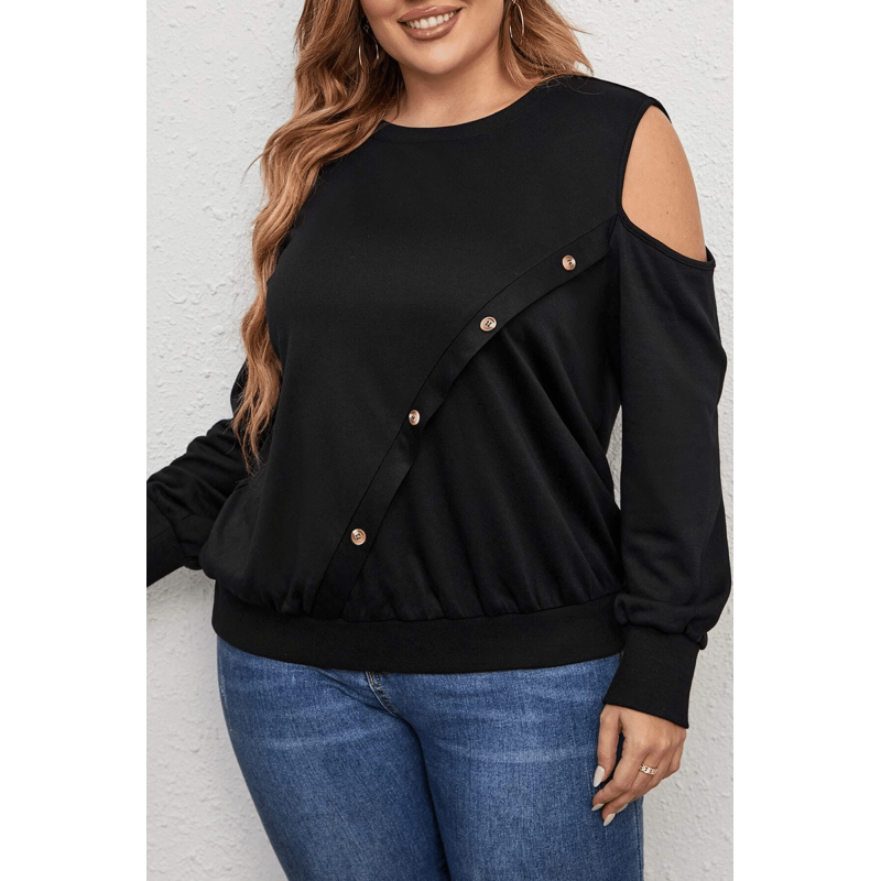 Bluza dama marimi mari cu nasturi 1390