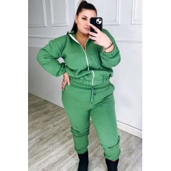 Trening dama marimi mari vatuit fermoar alb 3557-23