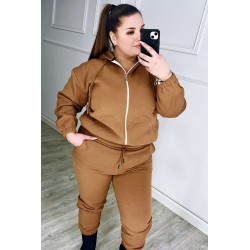 Trening dama marimi mari vatuit fermoar alb 3557-23