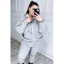 Trening dama marimi mari vatuit fermoar alb 3557-23