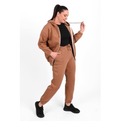 Trening dama marimi mari vatuit fermoar alb 3557-23