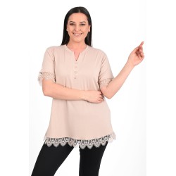 Tricou dama marimi mari cu dantela 1448