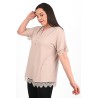 Tricou dama marimi mari cu dantela 1448