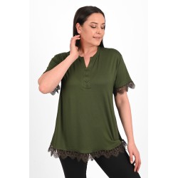 Tricou dama marimi mari cu dantela 1448