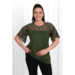 Tricou dama marimi mari cu dantela 1428