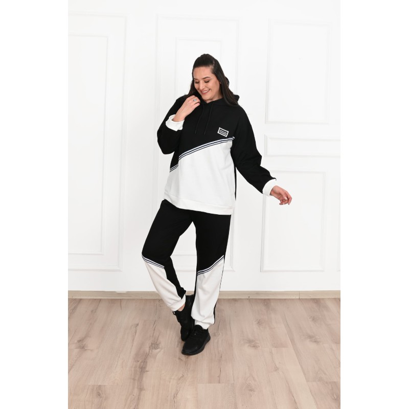 Trening dama marimi mari cu gluga Hommes 3625