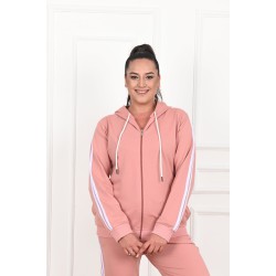 Trening dama marimi mari cu gluga 8880