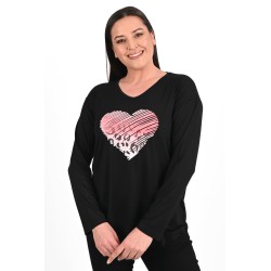 Bluza dama marimi mari Heart 1434
