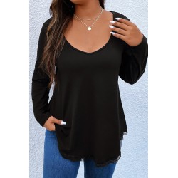 Bluza dama marimi dantela 1386