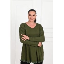 Bluza dama marimi dantela 1386