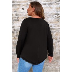 Bluza dama marimi dantela 1386