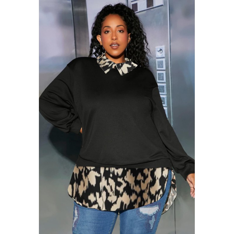 Bluza dama marimi mari cu imprimeu 1436