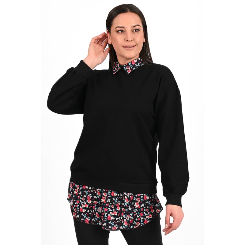 Bluza dama marimi mari cu flori 1438