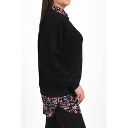 Bluza dama marimi mari cu flori 1438