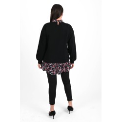 Bluza dama marimi mari cu flori 1438