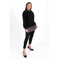 Bluza dama marimi mari cu flori 1438