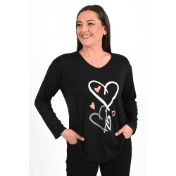 Bluza dama marimi inimioare 1433