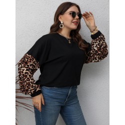 Bluza dama marimi mari animal print 1446-23