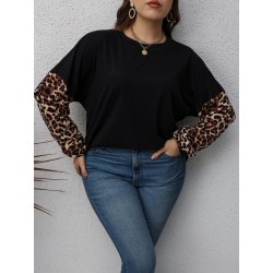 Bluza dama marimi mari animal print 1446-23