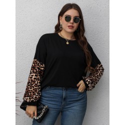 Bluza dama marimi mari animal print 1446-23
